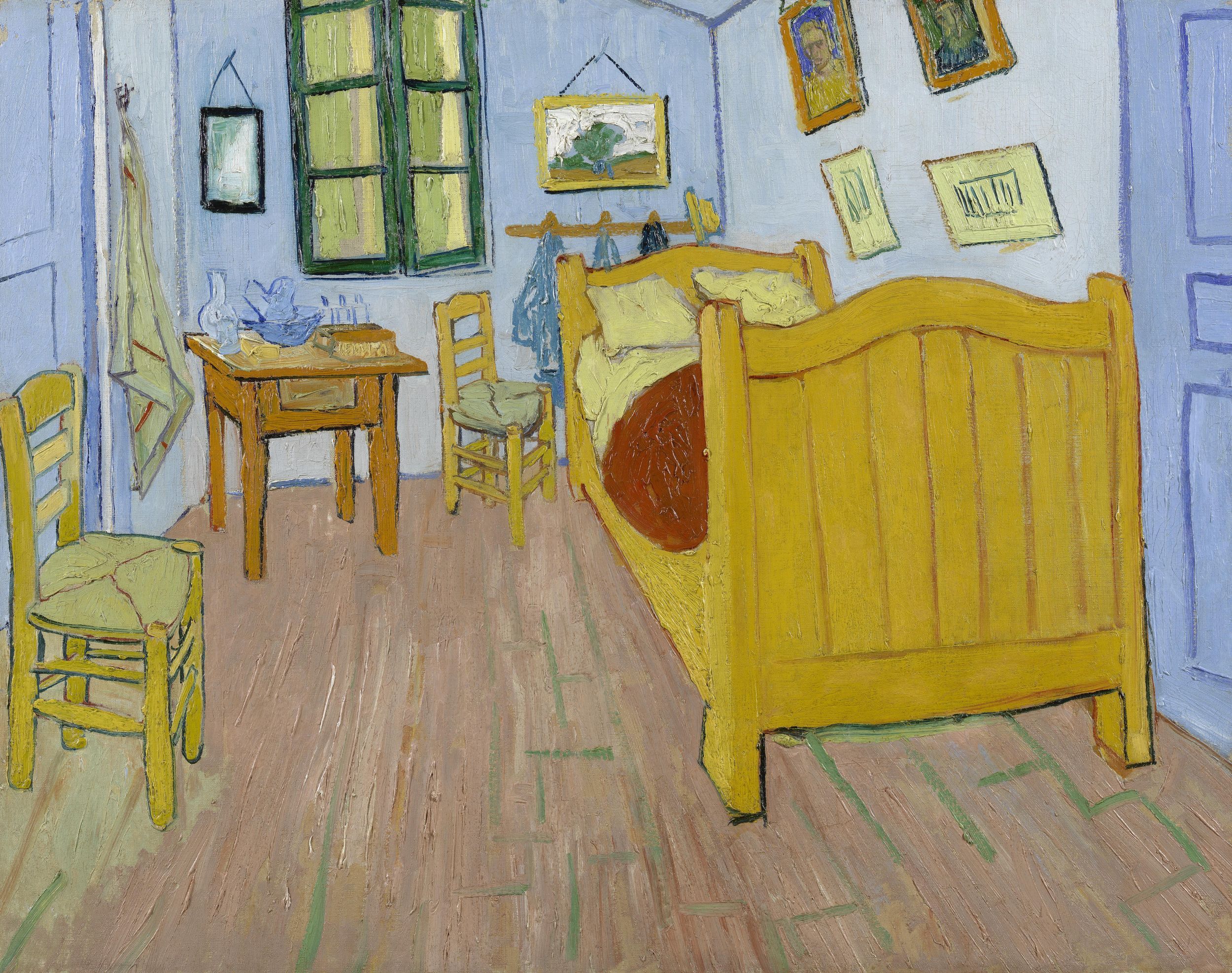 Картина Ван Гога Спальня Винсента в Арле 1888